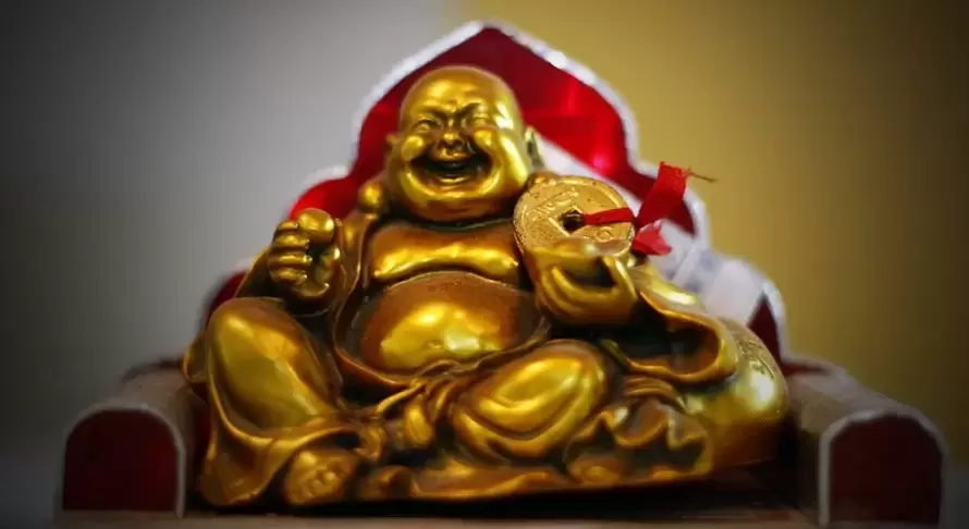 Glücksbringer - lachender Buddha